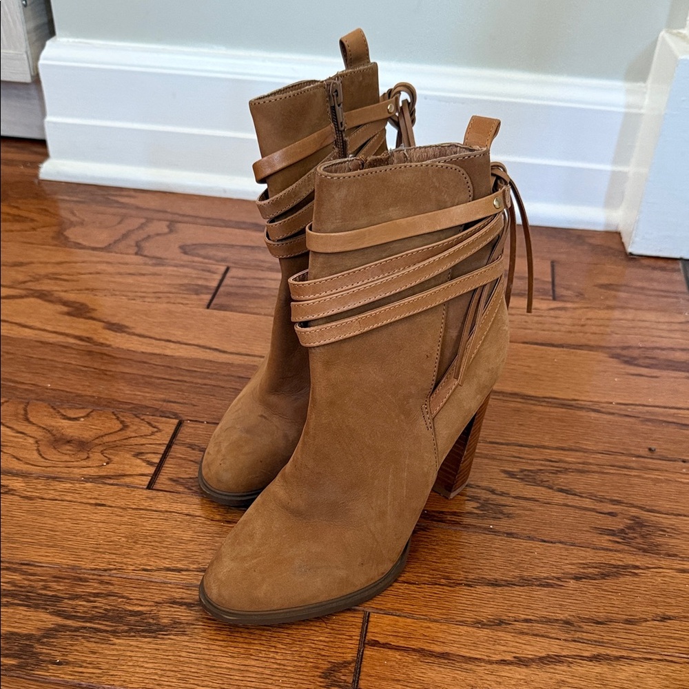 Suede Brown Women's Ankle Boots